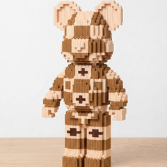 Brown Plaid Bear