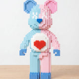 Pink Blue Heart Bear