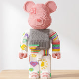 Pink Patchwork Bear