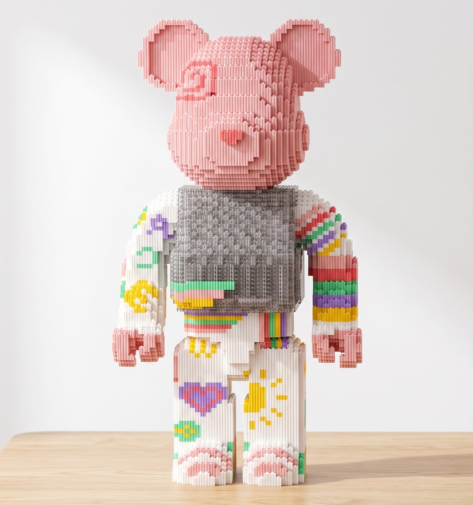 Pink Patchwork Bear